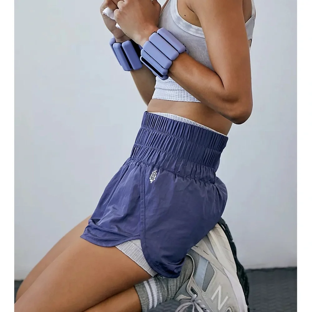 FP Movement by Free People - The Way Home Run Shorts NWT in Deep Sea - Picture 2 of 5